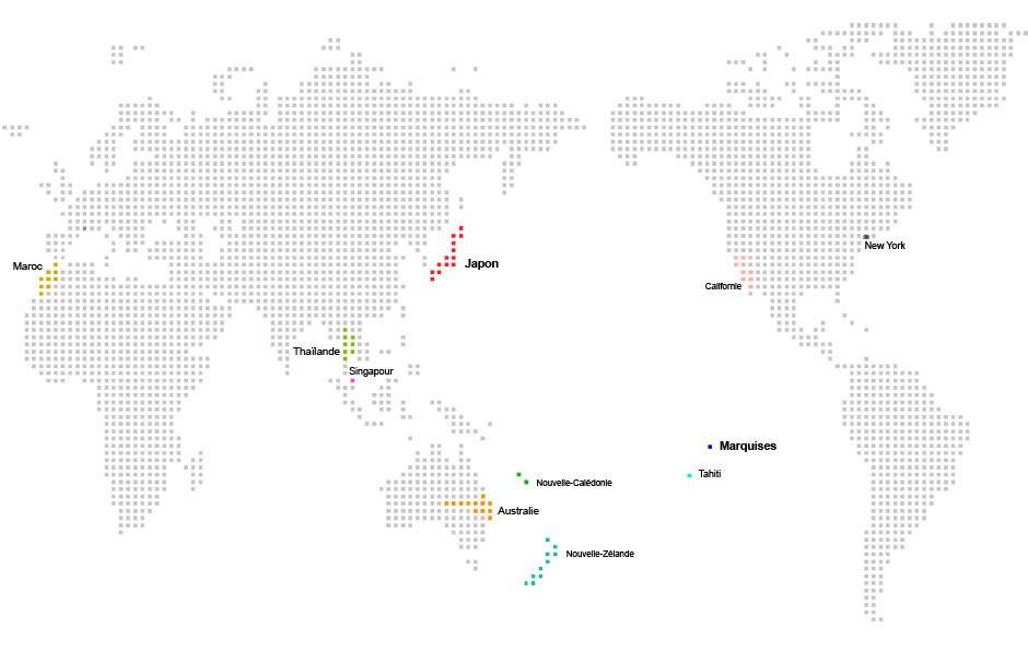 World Map Photography